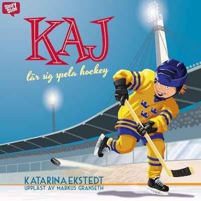 Kaj lär sig spela hockey