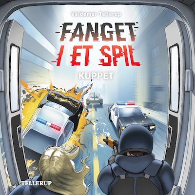 Fanget i et spil #8: Kuppet – omslag til lydbogen af Valdemar Tellerup