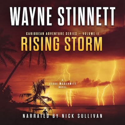 Rising Storm – omslag til lydbogen af Wayne Stinnett