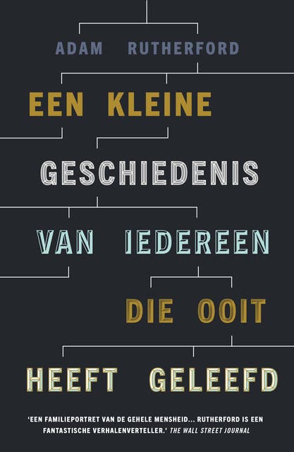 Een kleine geschiedenis van iedereen die ooit heeft geleefd – omslag van het luisterboek van Adam Rutherford