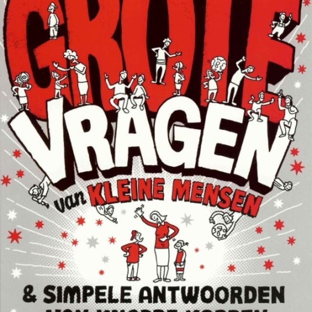 Grote vragen van kleine mensen: & simpele antwoorden van knappe koppen – omslag van het luisterboek van Gemma Elwin Harris