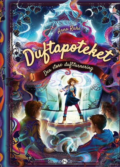 Duftapoteket 4 - Den store duftturnering – omslag til lydbogen af Anna Ruhe