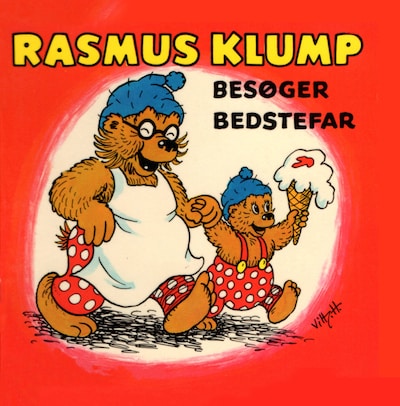 Rasmus Klump besøger bedstefar – omslag til lydbogen af Carla Og Vilh. Hansen