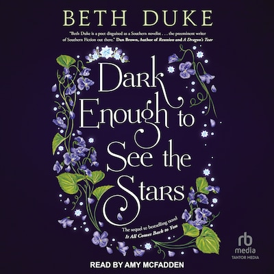 Dark Enough to See the Stars – omslag til lydbogen af Beth Duke