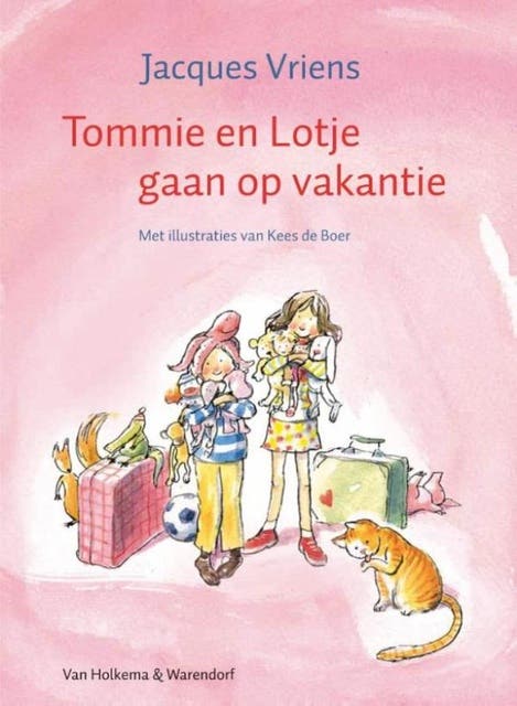 De Tommie en Lotje gaan op vakantie – omslag van het luisterboek van Jacques Vriens