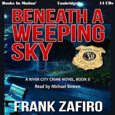 Beneath a Weeping Sky – omslag til lydbogen af Frank Zafiro