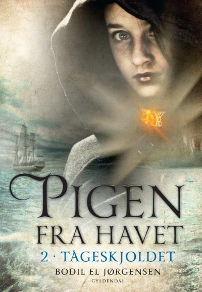 Pigen fra havet 2 - Tågeskjoldet – omslag til lydbogen af Bodil El Jørgensen