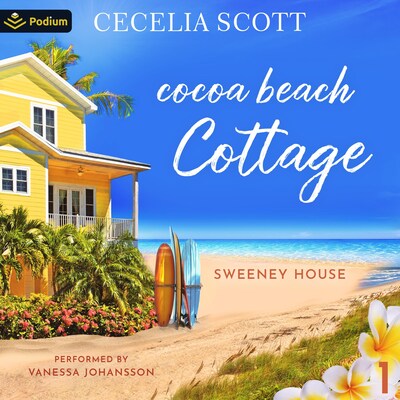 Cocoa Beach Cottage – omslag til lydbogen af Cecelia Scott