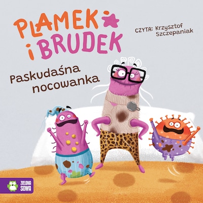 Plamek i Brudek. Paskudaśna nocowanka – okładka audiobooka, autor Jelena Pervan