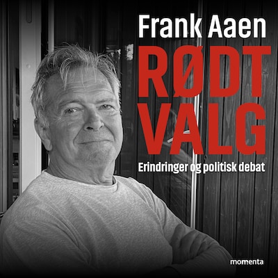 Rødt valg – omslag til lydbogen af Frank Aaen