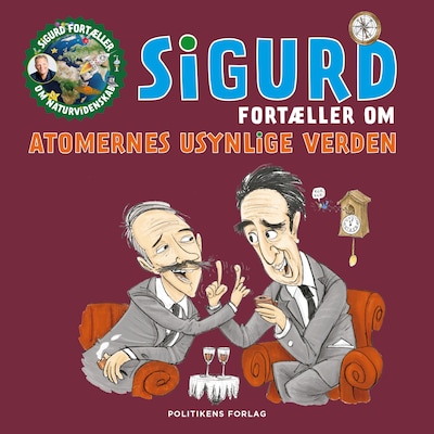 Sigurd fortæller om atomernes usynlige verden – omslag til lydbogen af Sigurd Barrett