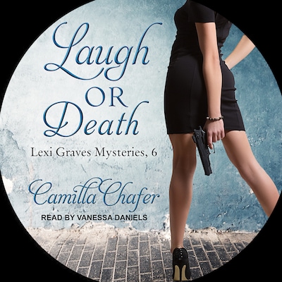 Laugh or Death – omslag til lydbogen af Camilla Chafer