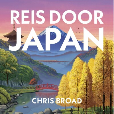 Reis door Japan – omslag van het luisterboek van Chris Broad