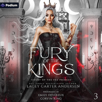 Fury of the Kings – omslag til lydbogen af Lacey Carter Andersen