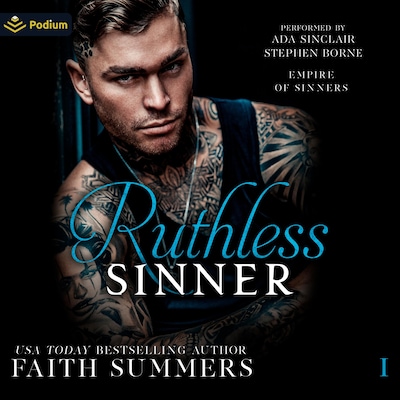 Ruthless Sinner – omslag til lydbogen af Faith Summers