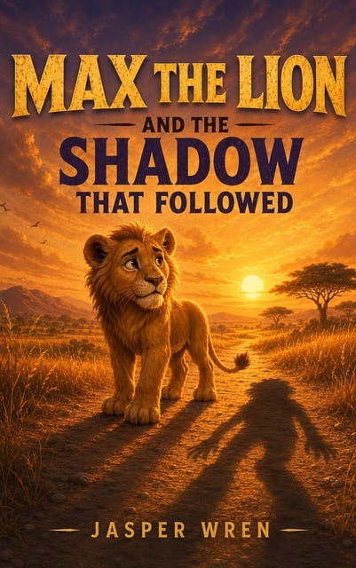 Max the Lion and the Shadow That Followed: An Early Reader Chapter Book About Fear, Courage, and Learning to Be Honest – omslag til lydbogen af Jasper Wren