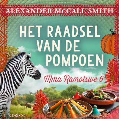 Het raadsel van de pompoen – omslag van het luisterboek van Alexander McCall Smith