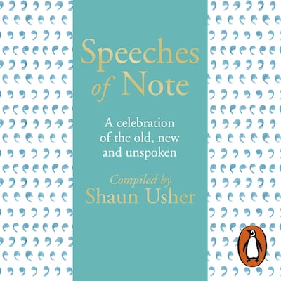 Speeches of Note – omslag til lydbogen af Shaun Usher
