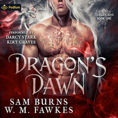 Dragon's Dawn – omslag til lydbogen af Sam Burns, W.M. Fawkes