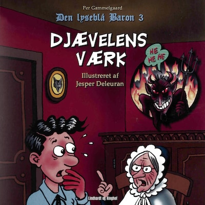 Djævelens værk – omslag til lydbogen af Per Gammelgaard