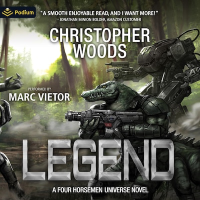 Legend – omslag til lydbogen af Christopher Woods