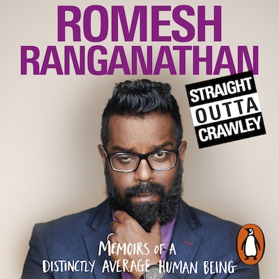 Straight Outta Crawley – omslag til lydbogen af Romesh Ranganathan