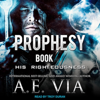 Prophesy – omslag til lydbogen af A.E. Via