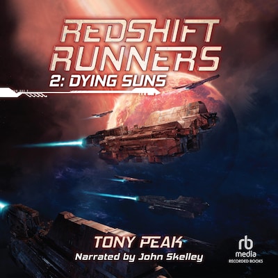 Dying Suns – omslag til lydbogen af Tony Peak