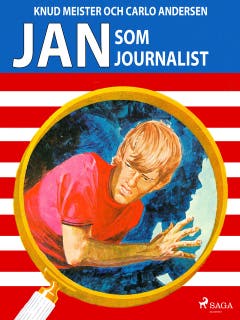Jan som journalist – omslag till ljudboken av Carlo Andersen,Knud Meister