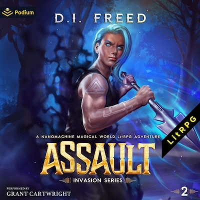 Assault – omslag til lydbogen af D.I. Freed
