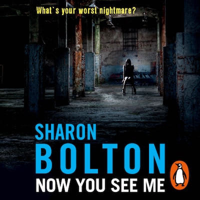Now You See Me – omslag til lydbogen af Sharon Bolton