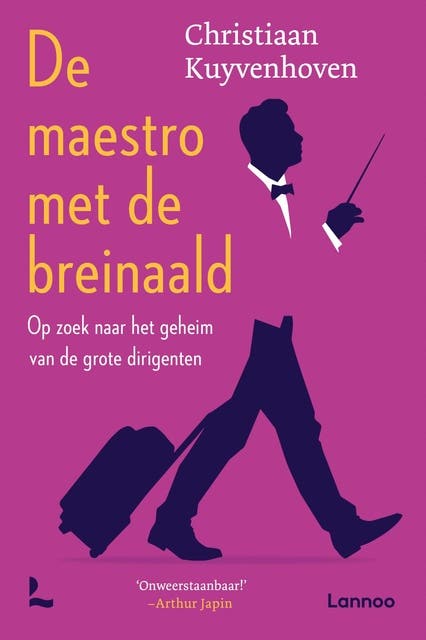 De maestro met de breinaald: Op zoek naar het geheim van de grote dirigenten – omslag van het luisterboek van Christiaan Kuyvenhoven