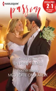 En prins på fall / Med löfte om kärlek – omslag till ljudboken av Olivia Gates,Rachel Bailey
