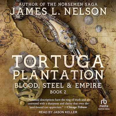 The Tortuga Plantation – omslag til lydbogen af James L. Nelson