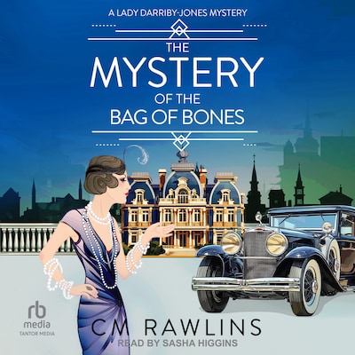 The Mystery of the Bag of Bones – omslag til lydbogen af CM Rawlins