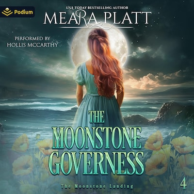 The Moonstone Governess – omslag til lydbogen af Meara Platt