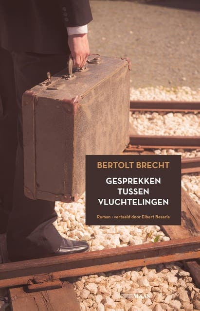 Gesprekken tussen vluchtelingen – omslag van het luisterboek van Bertolt Brecht