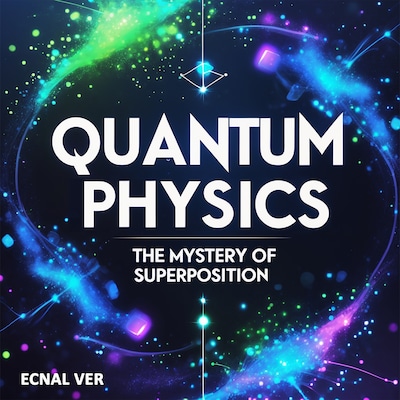 Quantum Physics  : The Mystery of Superposition – omslag til lydbogen af Ecnal Ver