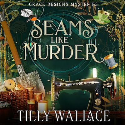 Seams Like Murder – omslag til lydbogen af Tilly Wallace
