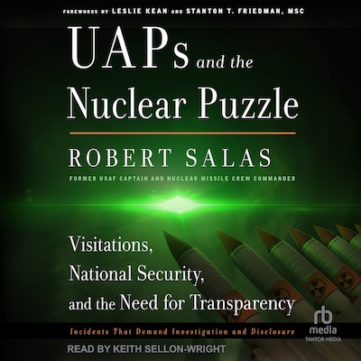 UAPs and the Nuclear Puzzle – omslag til lydbogen af Robert Salas
