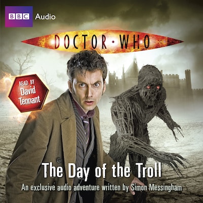 Doctor Who: The Day Of The Troll – omslag til lydbogen af Simon Messingham