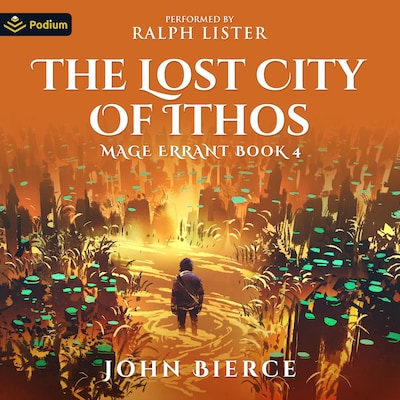 The Lost City of Ithos – omslag til lydbogen af John Bierce
