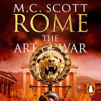 Rome: The Art of War – omslag til lydbogen af Manda Scott