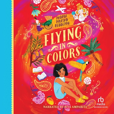 Flying in Colors – omslag til lydbogen af Padma Prasad Reddeppa