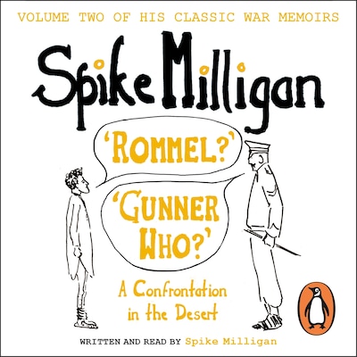 'Rommel?' 'Gunner Who?' – omslag til lydbogen af Spike Milligan
