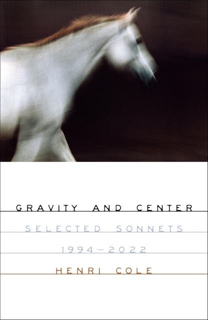Gravity and Center: Selected Sonnets, 1994–2022 – omslag til lydbogen af Henri Cole