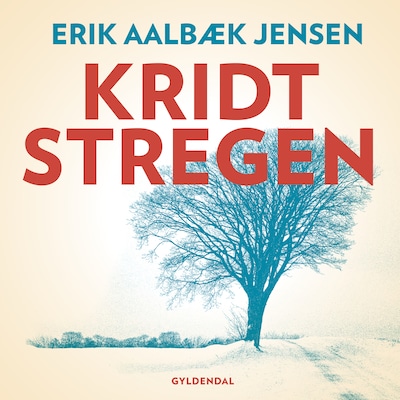 Kridtstregen – omslag til lydbogen af Erik Aalbæk Jensen