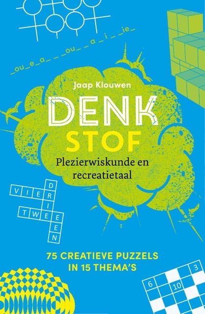 Denkstof: Plezierwiskunde en recreatietaal – omslag van het luisterboek van Jaap Klouwen