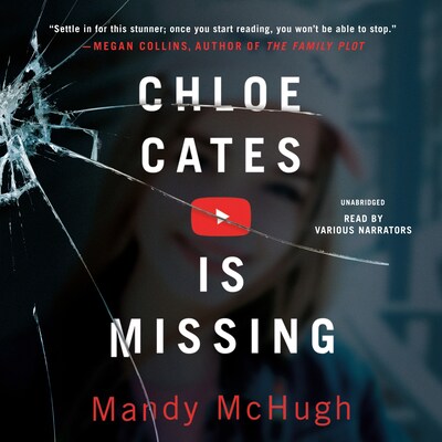 Chloe Cates Is Missing – omslag til lydbogen af Mandy McHugh