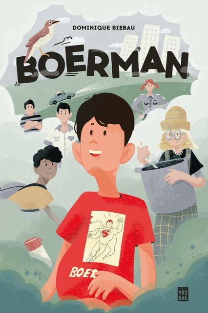 Boerman – omslag van het luisterboek van Dominique Biebau